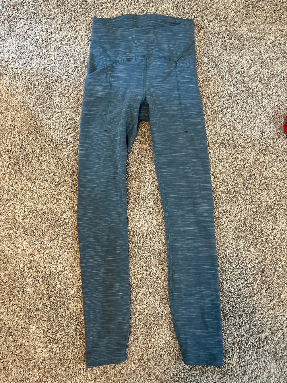 lululemon athletica Blue Space-Dye High-Rise Leggings
